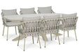 Coco Oliva/Belluno 220x100 cm dining tuinset 7-delig