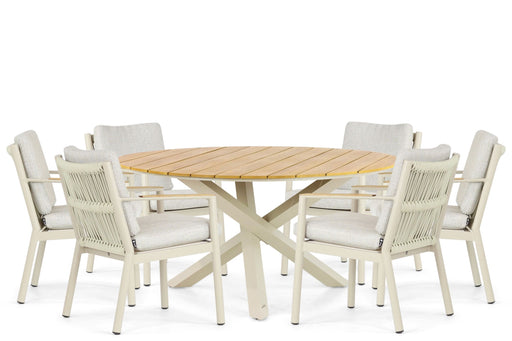 Coco Sevilla/Ancona 150 cm dining tuinset 7-delig