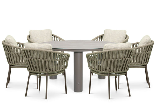 Coco Viento/Arancia 150 cm dining tuinset 7-delig