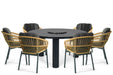 De Laan Malaga/Arancia 150 cm dining tuinset 7-delig - 25821