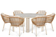 De Laan Malaga/Arancia 150 cm dining tuinset 7-delig - 25818
