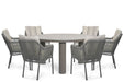 De Laan Marbella/Arancia 150 cm dining tuinset 7-delig - 25820