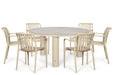Domani Alba/Arancia 150 cm dining tuinset 7-delig - 26315
