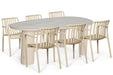 Domani Alba/Guave 240x120 cm dining tuinset 7-delig