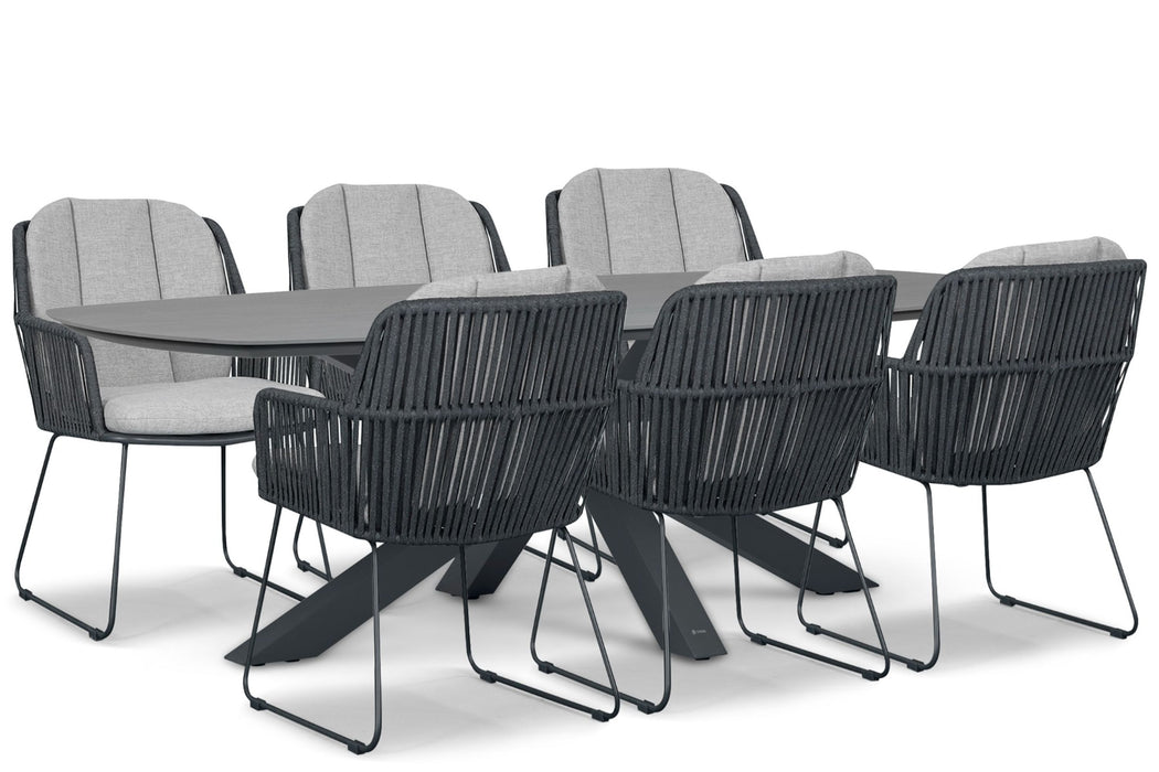 Domani Trivento/Voyage 240x120 cm dining tuinset 7-delig