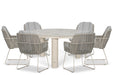 Domani Trivento/Arancia 150 cm dining tuinset 7-delig