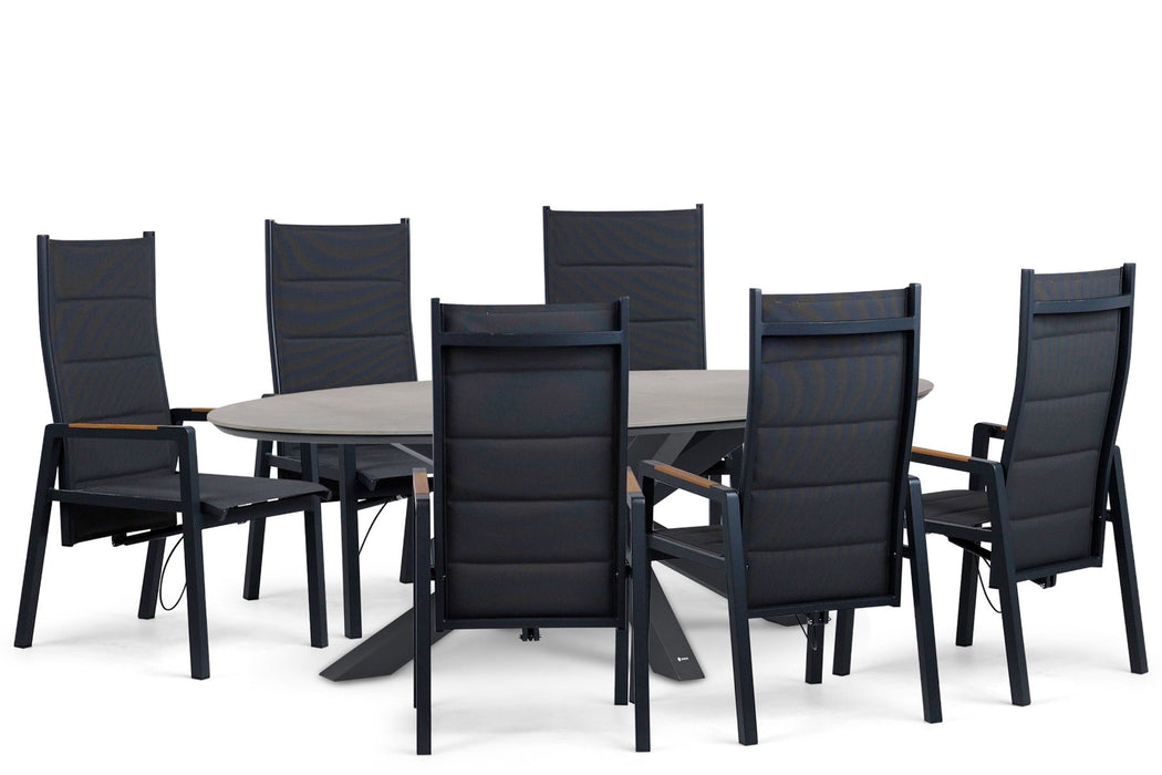 Lifestyle Essence/Lunea 240x120 cm dining tuinset 7-delig - 25786