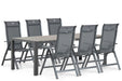 Hartman Alice/Young 217 cm dining tuinset 7-delig