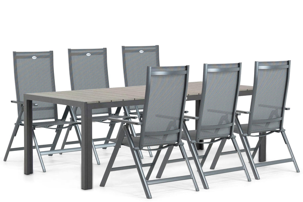 Hartman Aruba/Young 217 cm dining tuinset 7-delig