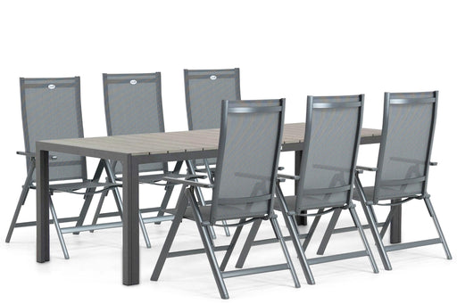 Hartman Aruba/Young 217 cm dining tuinset 7-delig