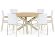 Lifestyle Brandon/Ancona 150 cm dining tuinset 7-delig