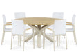 Lifestyle Brandon/Rockville 160 cm dining tuinset 7-delig