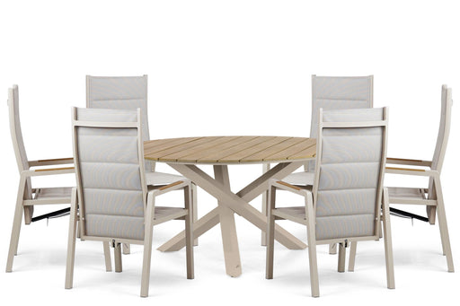 Lifestyle Essence/Ancona 150 cm dining tuinset 7-delig