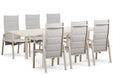 Lifestyle Essence/Montaro 140/240x90 cm dining tuinset 7-delig