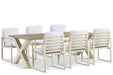 Lifestyle Faro/Cardiff 240 cm dining tuinset 7-delig