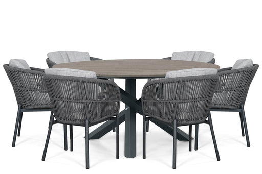 Lifestyle Monaco/Ancona 150 cm dining tuinset 7-delig - 25922