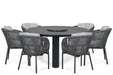 Lifestyle Monaco/Arancia 150 cm dining tuinset 7-delig - 25920