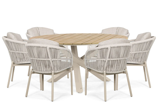Lifestyle Monaco/Ancona 150 cm dining tuinset 7-delig - 25902