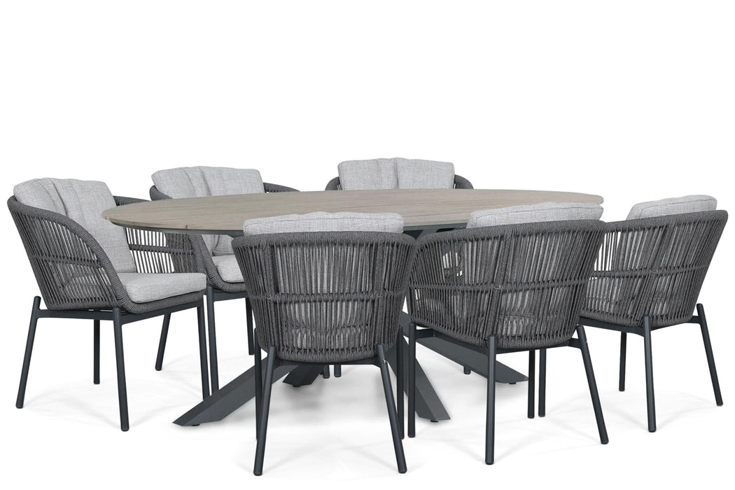 Lifestyle Monaco/Matara 220x115 cm dining tuinset 7-delig - 25923