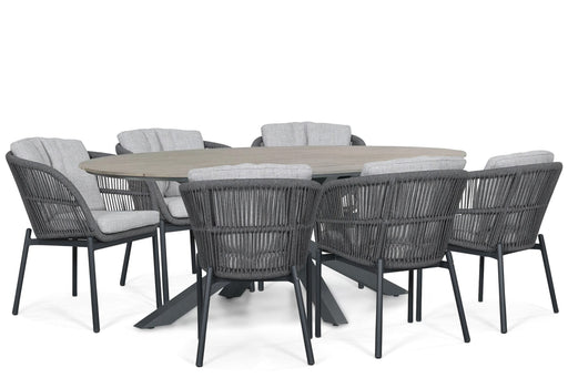 Lifestyle Monaco/Matara 220x115 cm dining tuinset 7-delig - 25923