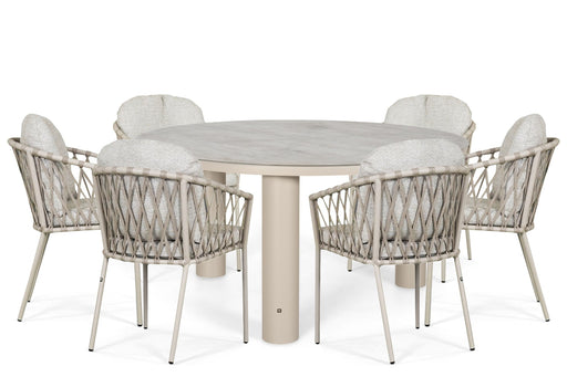 Lifestyle Morano/Arancia 150 cm dining tuinset 7-delig - 25832
