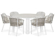 Lifestyle Morano/Arancia 150 cm dining tuinset 7-delig - 25827