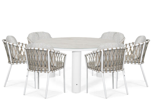 Lifestyle Morano/Arancia 150 cm dining tuinset 7-delig - 25827
