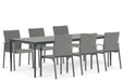 Lifestyle Rome/Cesar 220 cm dining tuinset 7-delig