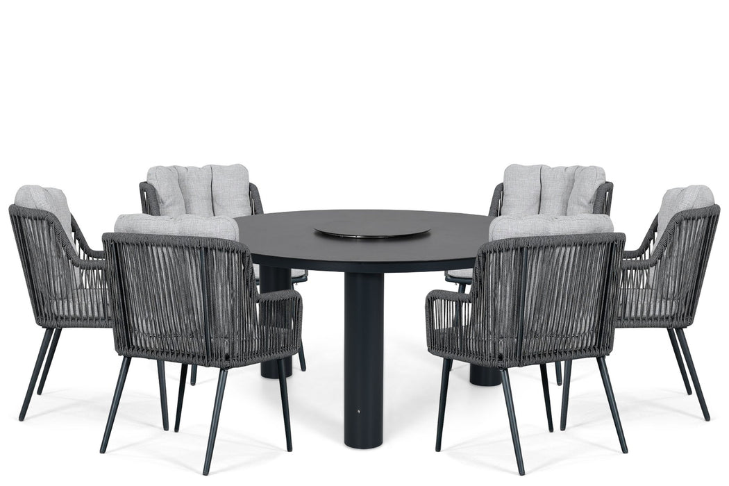 Lifestyle Tivoli/Arancia 150 cm dining tuinset 7-delig