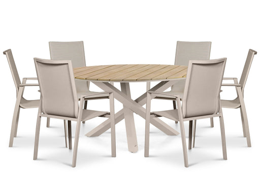 Lifestyle Ultimate/Ancona 150 cm dining tuinset 7-delig - 25583