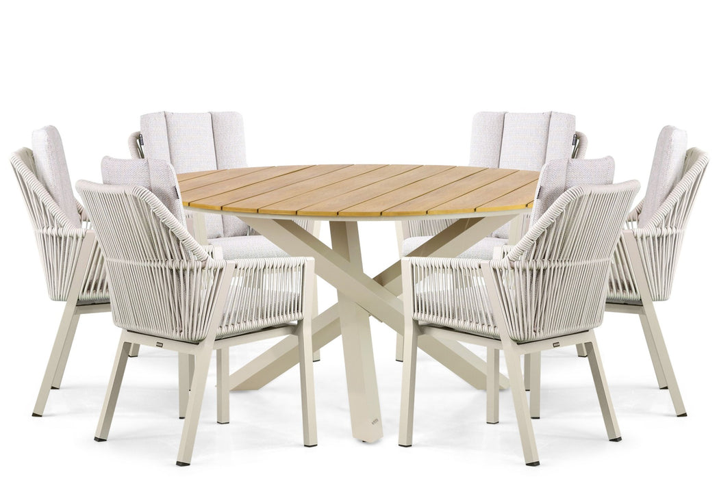 Lifestyle Verona/Ancona 150 cm dining tuinset 7-delig - 23049