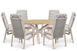 Lifestyle Vivaro/Ancona 150 cm dining tuinset 7-delig