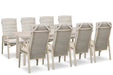 Lifestyle Vivaro/Primo 220/280x100 cm dining tuinset 9-delig