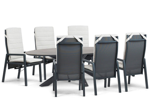 Lifestyle Vivaro/Lunea 240x120 cm dining tuinset 7-delig