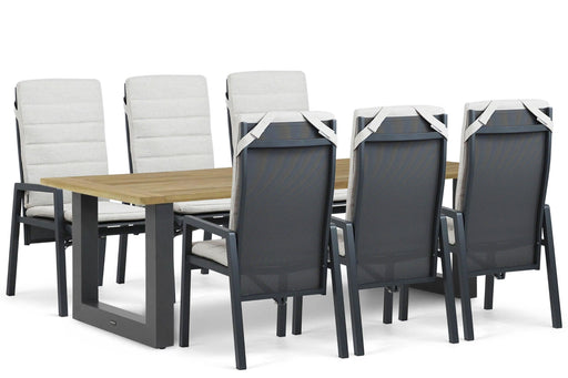 Lifestyle Vivaro/Cardiff 240x100 cm dining tuinset 7-delig - 25661