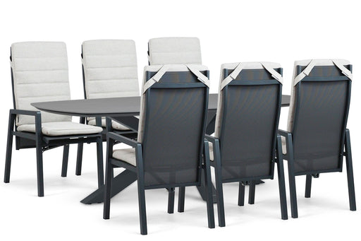 Lifestyle Vivaro/Voyage 240x120 cm dining tuinset 7-delig