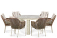 Lifestyle Marbella/Arancia 150 cm dining tuinset 7-delig