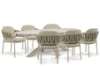 4 Seasons Outdoor Calma/Lunea 240x120 cm dining tuinset 7-delig