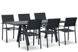 Presto Brentino/Monza 230x100 cm dining tuinset 7-delig