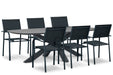 Presto Brentino/Voyage 240x120 cm dining tuinset 7-delig