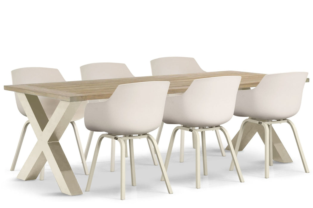 Lifestyle Salina/Cardiff 240 cm dining tuinset 7-delig - 22941