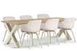Lifestyle Salina/Cardiff 240 cm dining tuinset 7-delig - 22941