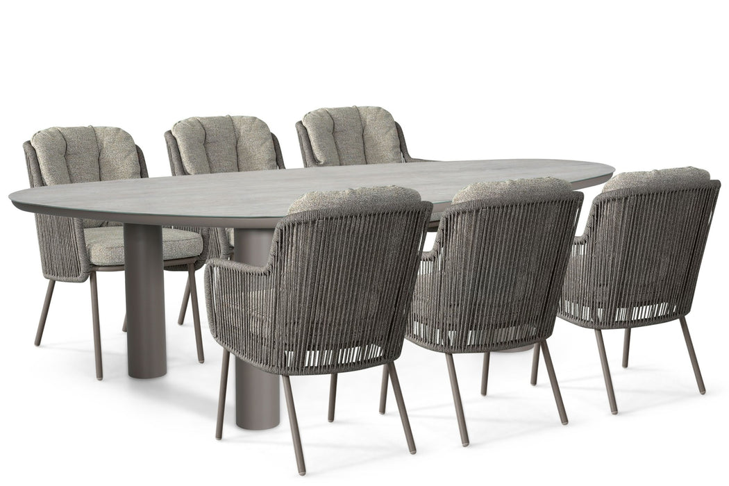 Santika Cayora/Guave 240x120 cm dining tuinset 7-delig - 26099