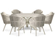 Santika Marani/Xento 150 cm dining tuinset 7-delig - 26077