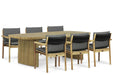 Santika Suka/Falcon 240 cm dining tuinset 7-delig - 22952