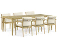 Santika Suka/Sentis 240 cm dining tuinset 7-delig - 22970