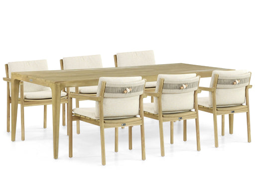 Santika Suka/Sentis 240 cm dining tuinset 7-delig - 22970
