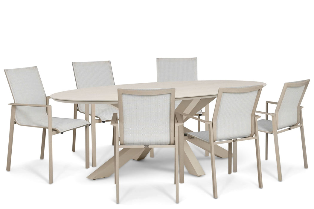 Lifestyle Timo/Lunea 240x120 cm dining tuinset 7-delig - 26473