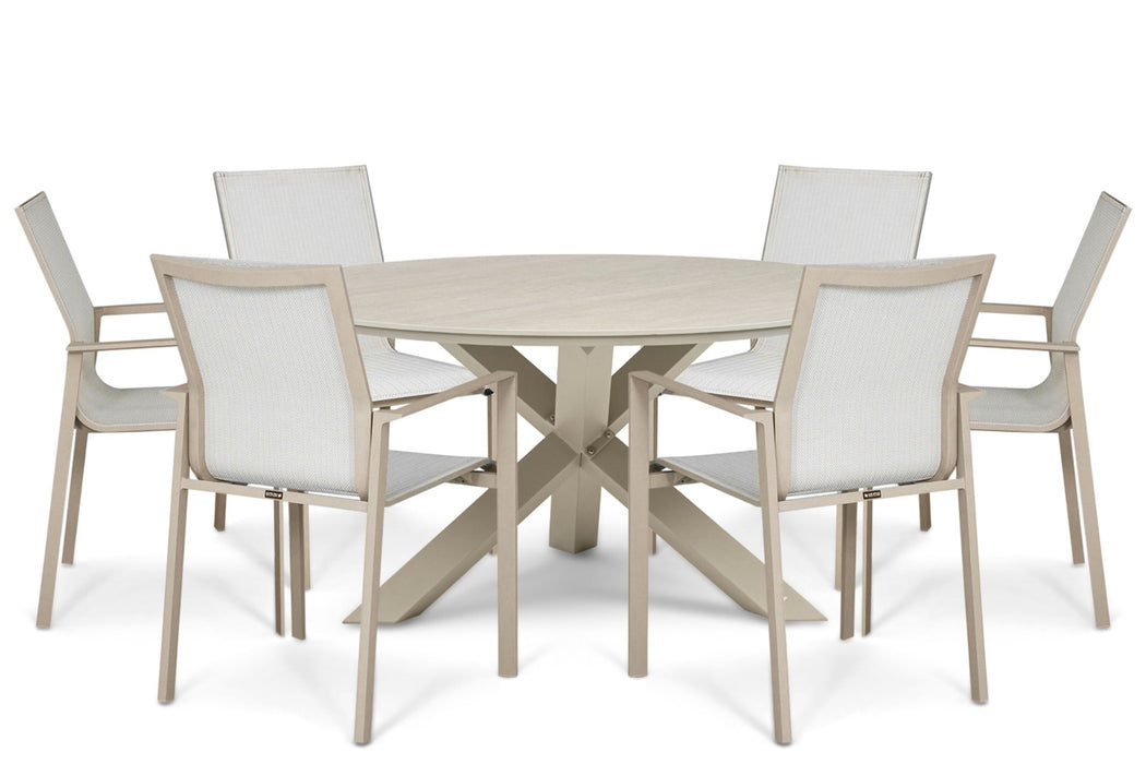 Lifestyle Timo/Xento 150 cm dining tuinset 7-delig - 26471