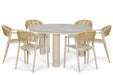 Domani Toscano/Arancia 150 cm dining tuinset 7-delig - 26395